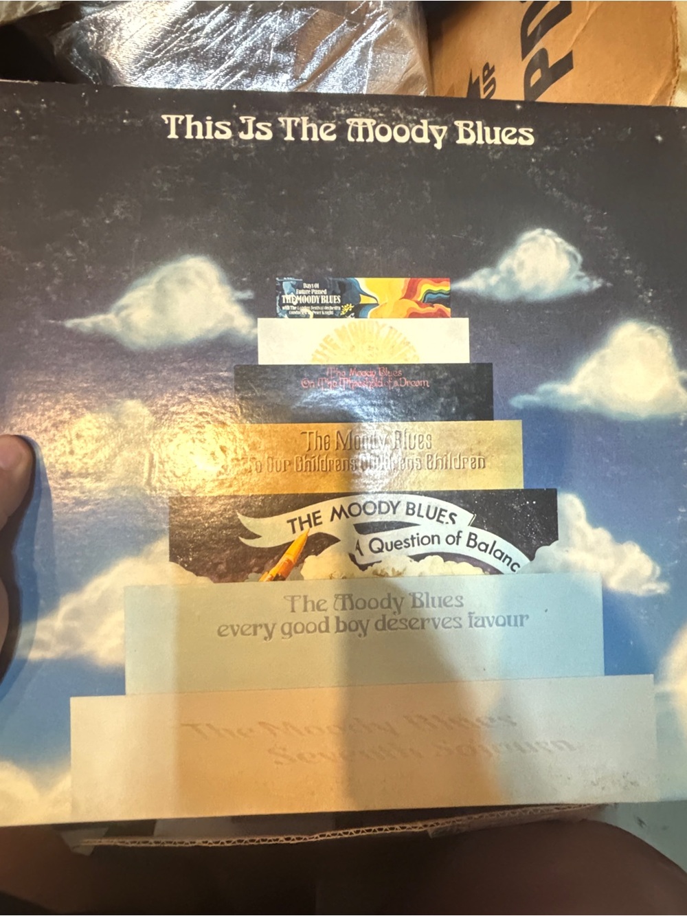 This is The Moody Blues Question of Balance LP Vinyl Records Gatefold 2-LP